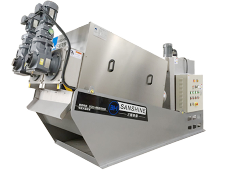 疊螺機螺旋軸運轉速度低現場根基沒有振動和噪音